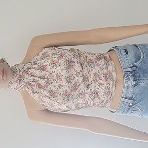 Isabelle Dunlop Floral Backless Top